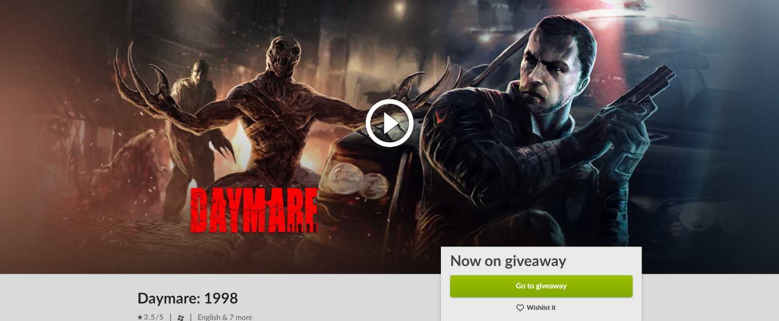 GOG喜加一！免费领取《白日梦魇：1998》(gog平台喜加一)