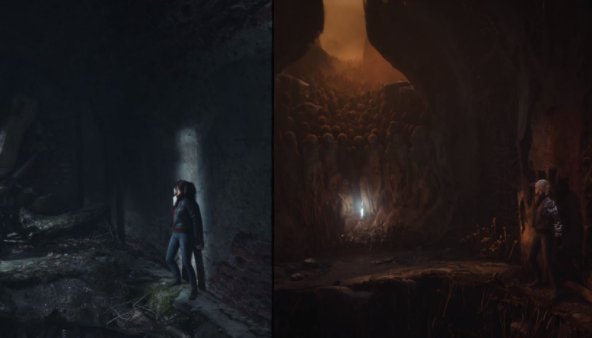 《灵媒》开发商：没有计划在其他游戏使用分屏技术(《灵媒》办公室监控)