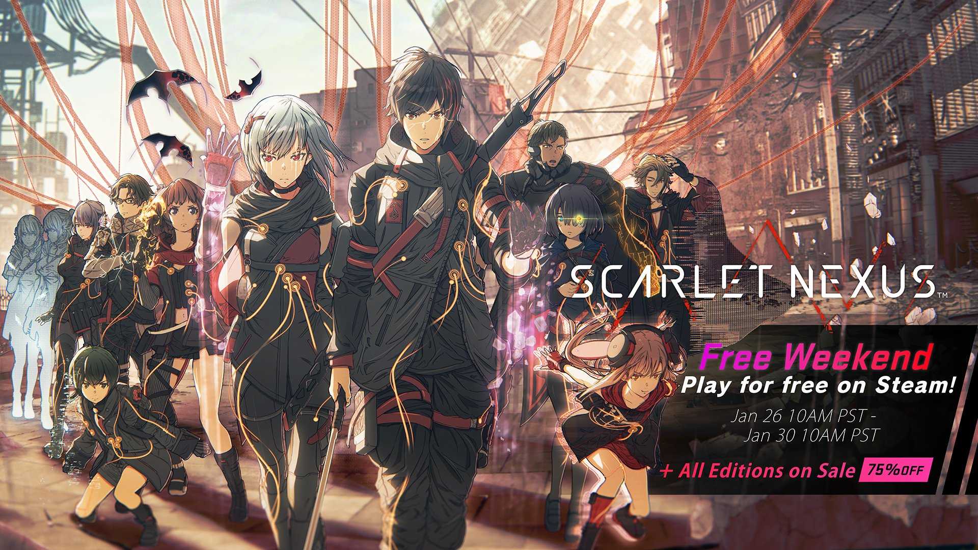 动作ARPG《绯红结系》 开启免费周末活动(arpg动作手游)