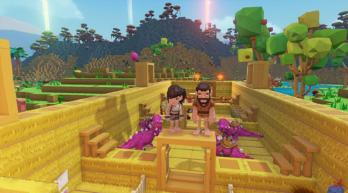 像素沙盒《方块方舟》史低特卖即将开启，玩家打造梦幻冬季小镇(不用登录的像素方块沙盒游戏)