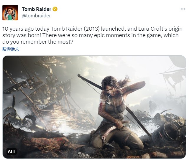 《古墓丽影》重启作发售10周年 官方发文庆祝(古墓丽影重启三部曲是哪三部)