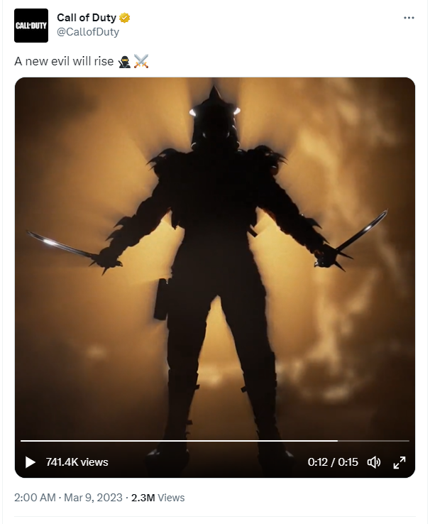 新角色来了 《COD19》将推出《忍者神龟》大反派施莱德