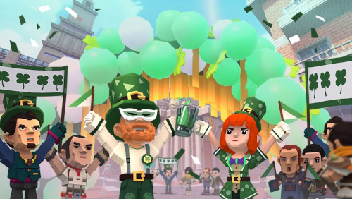 全员幸运绿帽，开启狂欢！《方块方舟》圣帕特里克节版本上线