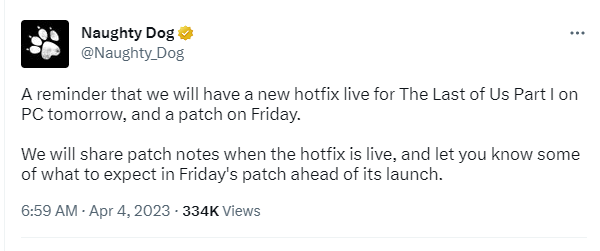 《最后的生还者》明日发布热修复  补丁随后上线(最后的生还者结局)