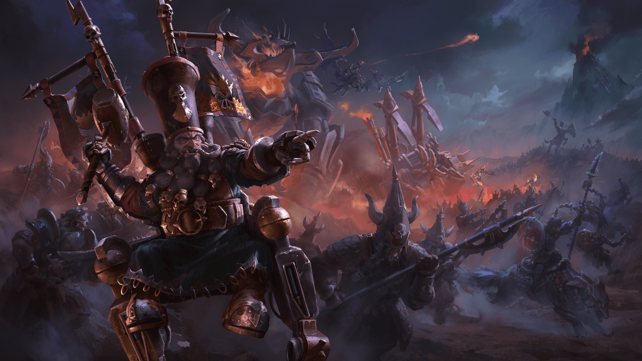 《全面战争：战锤3》全新战役包 《FORGE OF THE CHAOS DWARFS》现已发售(全面战争战锤2新手适合哪个势力)