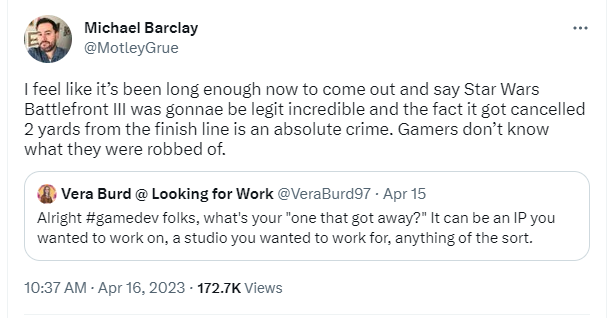 《星球大战：前线3》被取消前制作已接近完成(星球大战前线2共和国币怎么用)