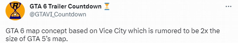 网传《GTA6》地图面积147平方公里 几乎是前作两倍(《GTA6》下载)
