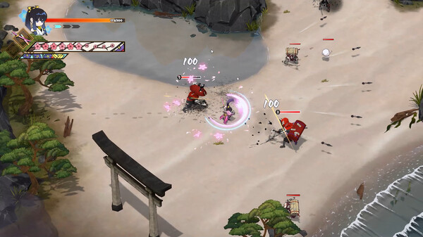 国产和风rogue动作游戏《百剑讨妖传绮谭》上架team