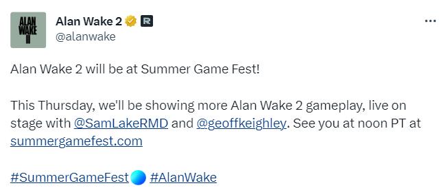 《心灵杀手2》确定将在夏日游戏节上首爆实机演示