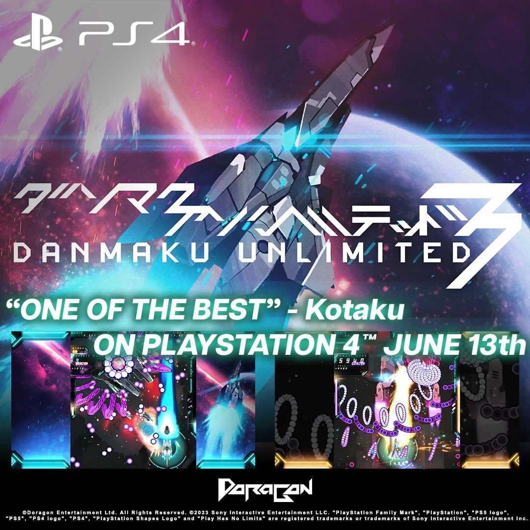 清屏射击游戏《弹幕无限3》将于6月13日登陆PS4(射击清屏类游戏)