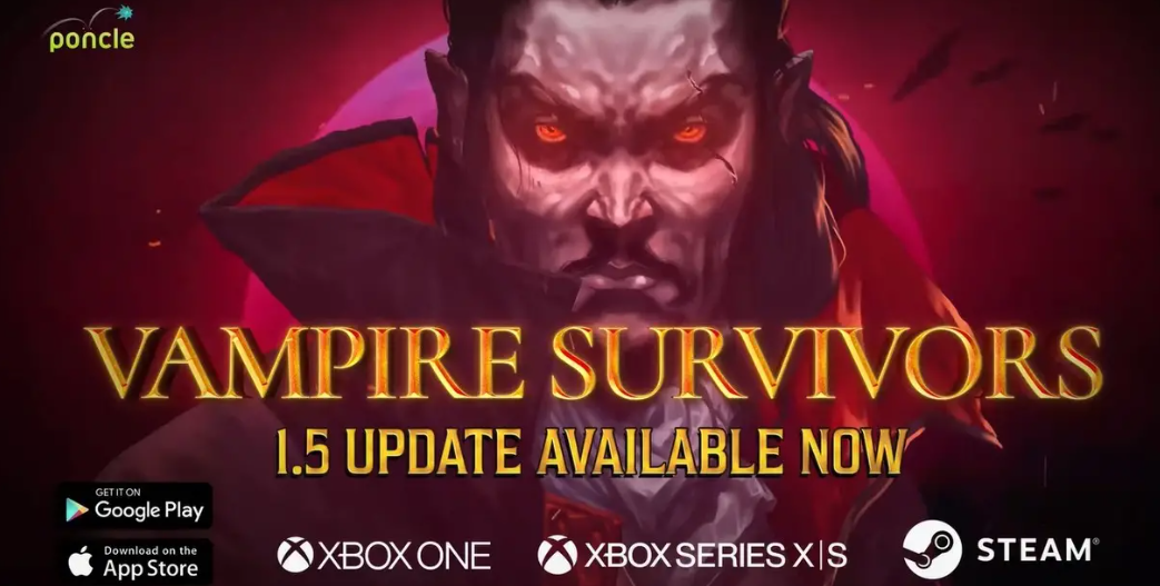 《吸血鬼幸存者》1.5更新6月13日上线 追加多项新要素(吸血鬼幸存者血战什么意思)