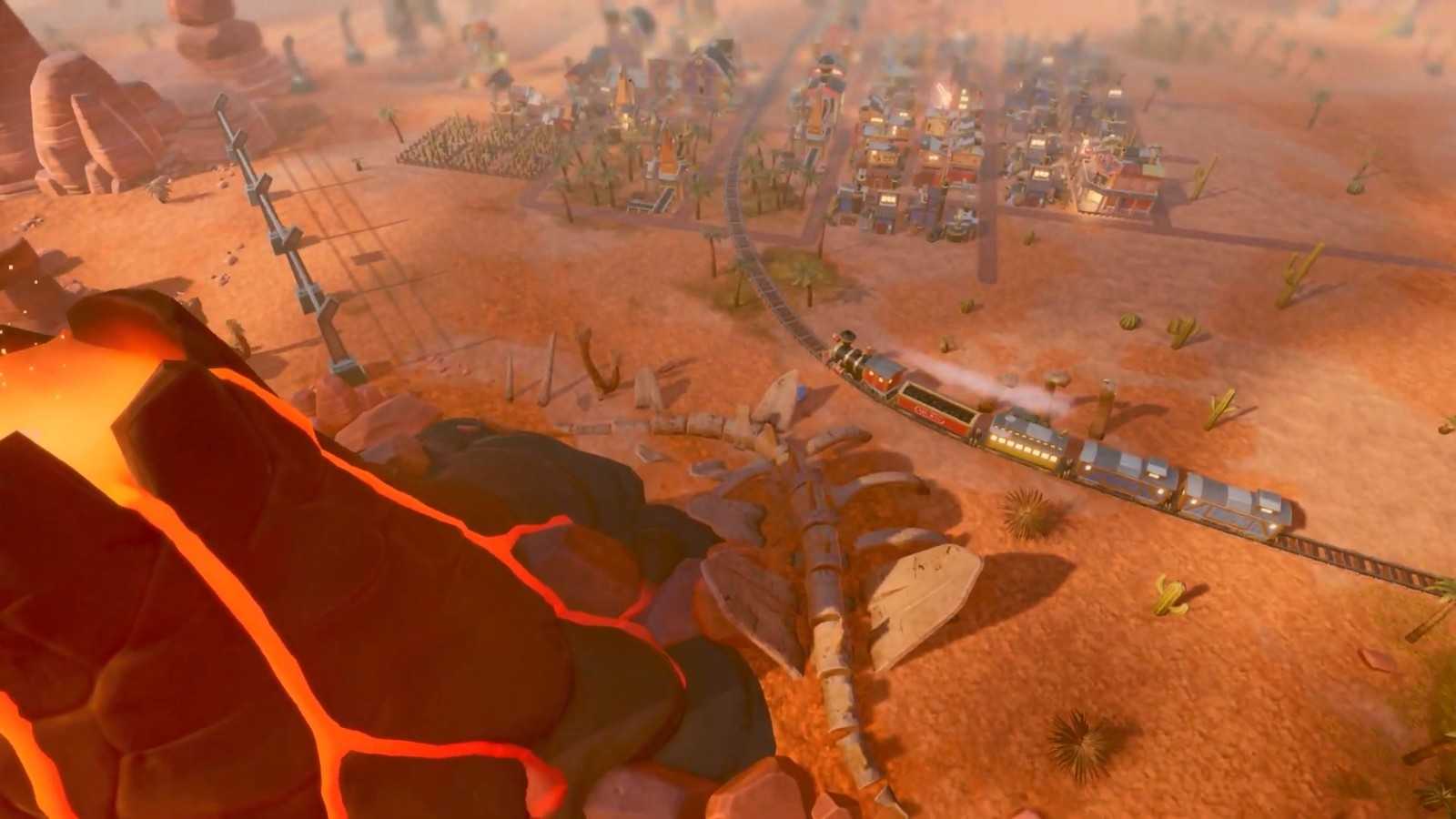 《蒸汽世界：建造》新实机预告 展示繁华小镇和危险矿井(蒸汽世界建造中文)