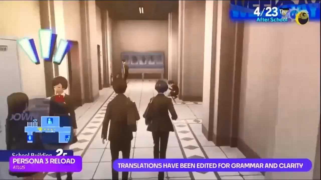 《女神异闻录3：Reload》实机画面泄露 展示学校等场景(女神异闻录3任务攻略)