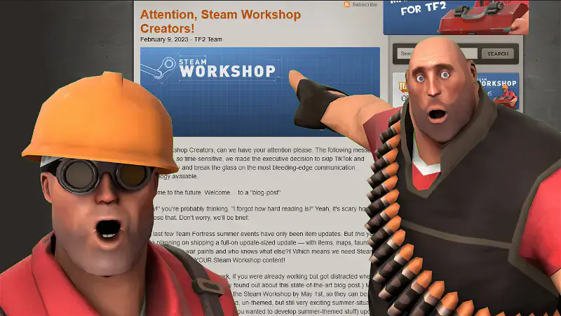 《军团要塞2》夏季更新推出 并发玩家数量创新高(《军团要塞2》中)