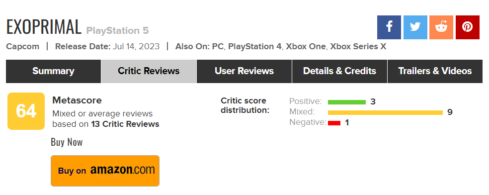 卡普空《原始袭变》媒体评分解禁 M站均分64(卡普空 袭变)