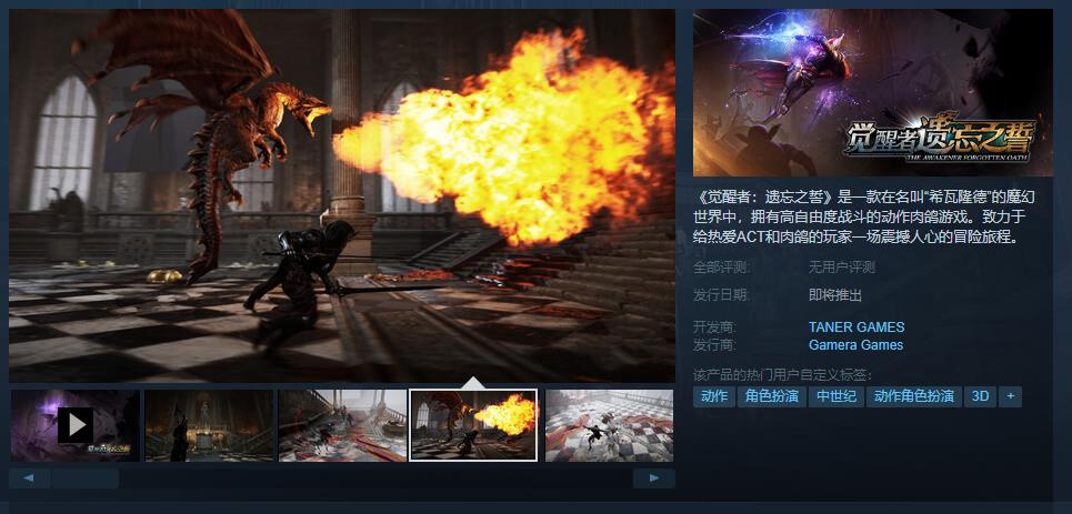 《觉醒者：遗忘之誓》Steam页面上线 发售日期待定(觉醒者 遗忘之誓)