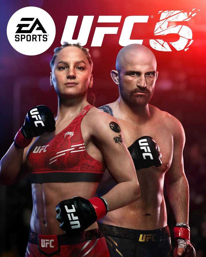 格斗游戏新作《UFC 5》封面曝光 9月7日正式公布(UFC综合格斗游戏)