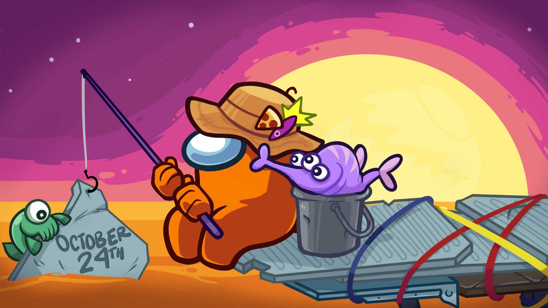 《我们之中》新地图TheFungle将于10月25日上线蘑菇岛屿