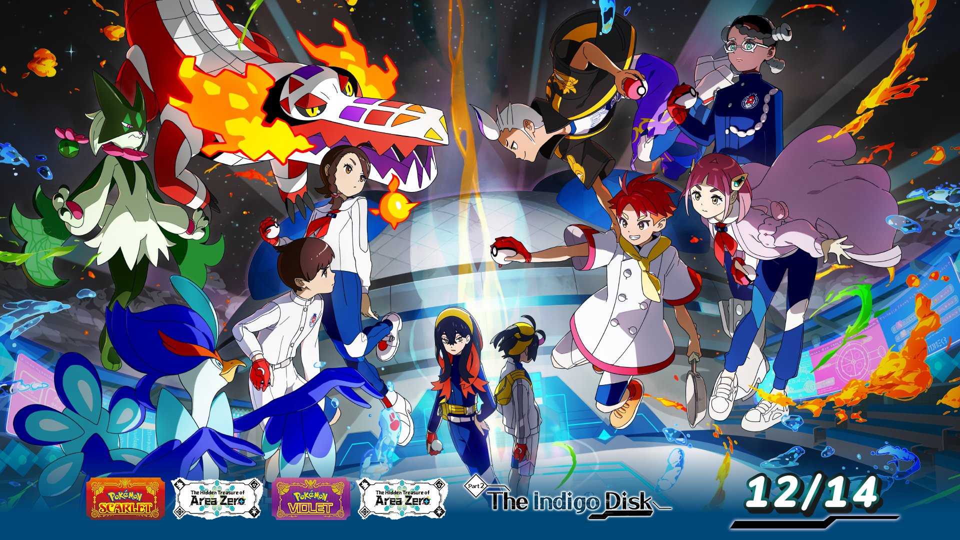 《宝可梦：朱/紫》DLC后篇“蓝之圆盘”确定12月14日上线(宝可梦朱紫地图上的问号是什么意思)