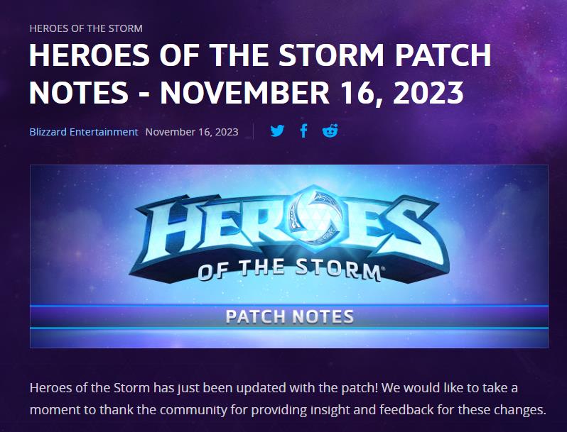 《风暴英雄》大型补丁上线正式服全英雄平衡错误修复(城市《风暴英雄》破解版)