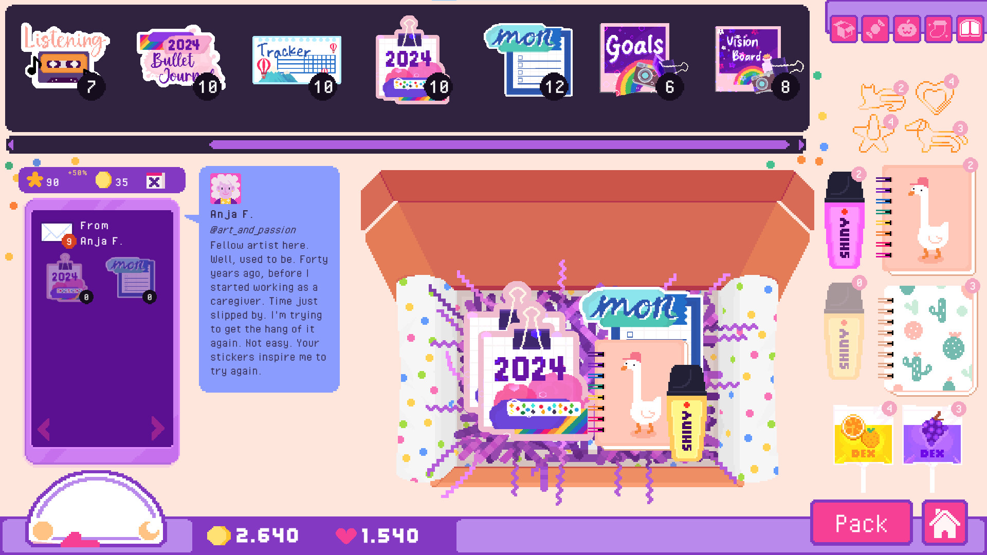 《小小贴纸铺》DLC“来做计划吧”已经发布