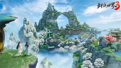 踏青出游季！来《剑侠世界3》云看江湖美景(踏青心情短语踏春出游的心情说说)