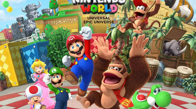 任天堂全新主题乐园Universal Epic Universe已定于2025年落户奥兰多(任天堂游戏bgm)