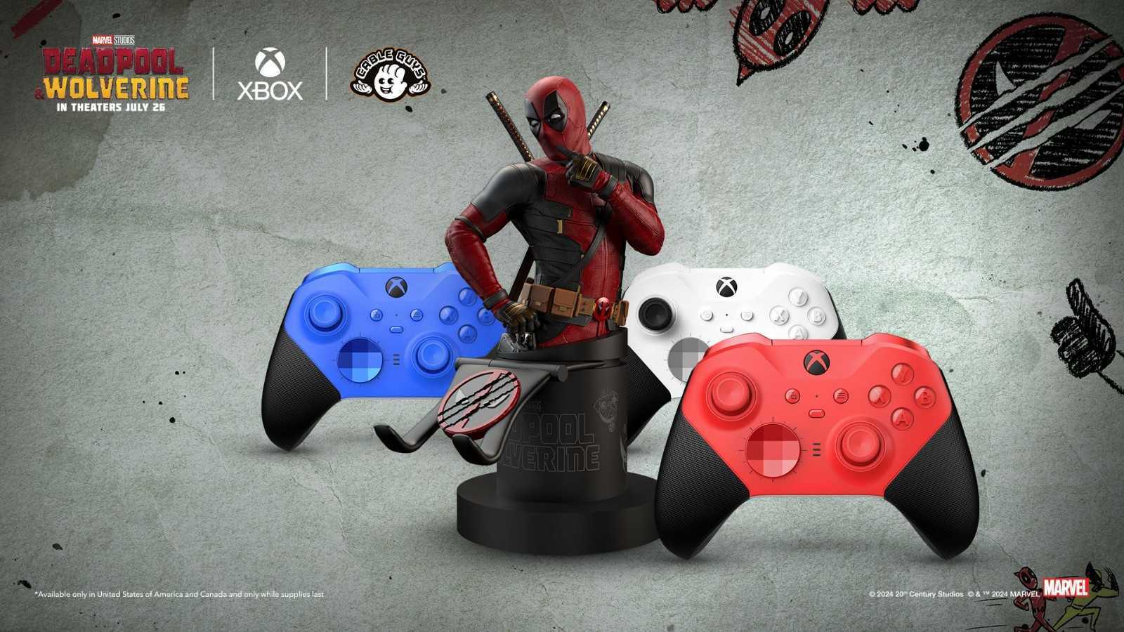 《死侍与金刚狼》联动Xbox限量版手柄