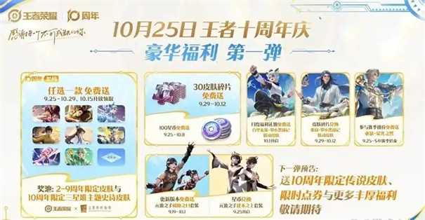 王者10周年在什么时候开始(王者10周年什么时候?)